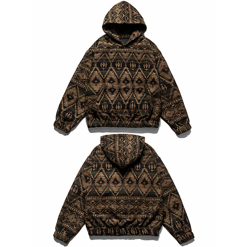 Men's Vintage Aztec Southwestern Hoodie